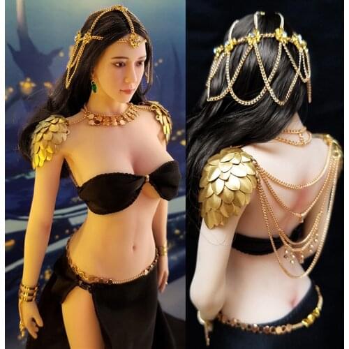 1/6 scale desert princess wind chime costume suit armor model 12 inch action figure body