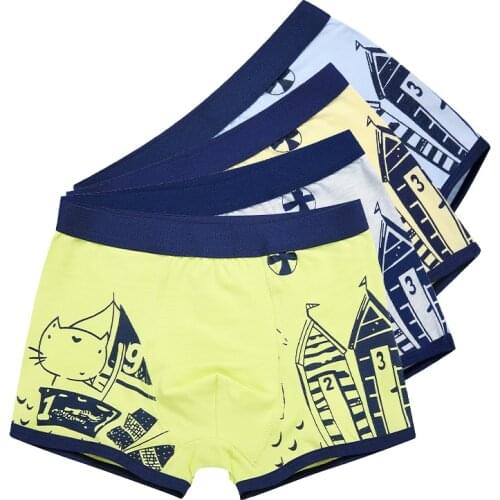 2020 New Baby Boy Panties Striped Cotton Underswear For 1-5 Years -Old Children Soft Boys Underpants Baby Underclothes