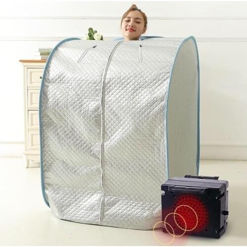 RELAX SAUNA 95% Far Infrared Sauna Relieve Pain Inflammation Detoxify Luxury Fir Infrared Sauna Cabin Burns Calories Weight Loss