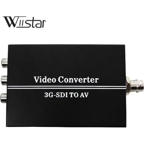 3G SDI to AV Converter BNC to RCA Audio Scaler Support convert SD-SDI,HD-SDI,3G-SDI Signal For TV