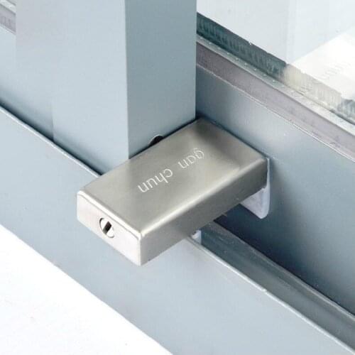 Window safe lock steel pan window lock child safety lock sliding door burglar -free installation