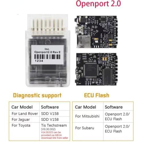 Tactrix Openport 2.0 ECU FLASH open port 2.0 obd For Toyota For JLR SDD Chip Tuning OBD 2 OBD2 Car Auto Diagnostic OBD Scanner