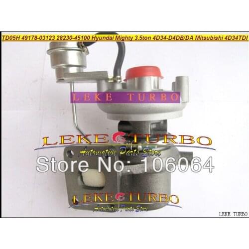 TD05H 49178-03123 49178-03122 28230-45100 28230 45100 Turbo For Hyundai Mighty 3.5T COUNTY NEW COMBI D4DB D4DA 4D34 4D34TI