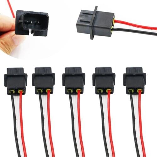 YSY 30pcs Car H16 5202 male Plastic Socket Case Halogen LED Headlamp Holder Connector Wire Plug Adapter