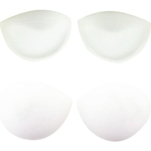 1 Pair Inserts Sponge Foam Bra Pads Summer Women Swimsuit Chest Cups Breast Bra Chest Pads Padding