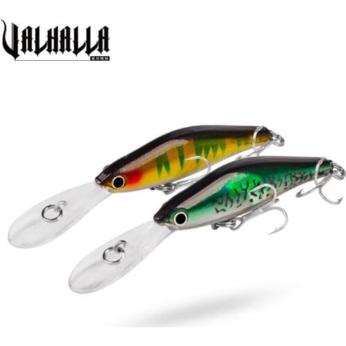 VALHALLA 1PC Minnow Fishing Lure Artificial Hard Baits 10cm 7g Crankbait Floating Bass Bait Wobblers Topwater Swimbait Pesca