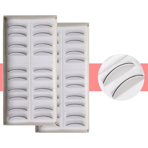 10 pairs Handmade Training Lashes False Eyelashes For Beginners Teaching Lashes Eye Extension Tools