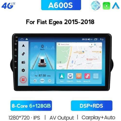 Android 11 Car Radio For FIAT EGEA TIPO 2015 2016 2017 2018 Multimedia Player Navigation GPS Autoradio WIFI BT Stereo Head Unit