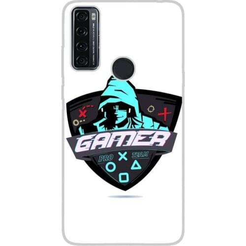 Compatible with TCL-20-SE-4G silicone gel tpu case cover case custom drawing design anti-shock games 001 case