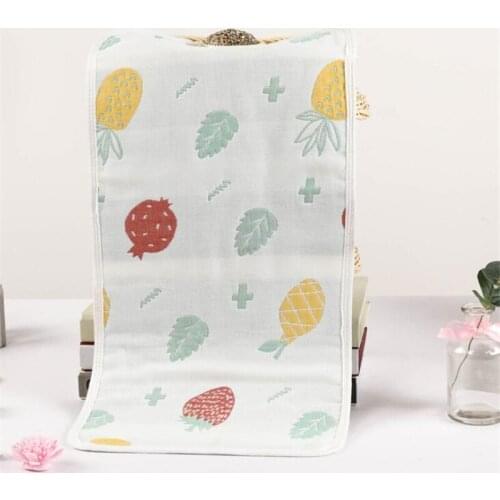 Baby Bath Towels Cotton Gauze Flower Print New Born Baby Towels Soft Water Absorption Baby Care Towel