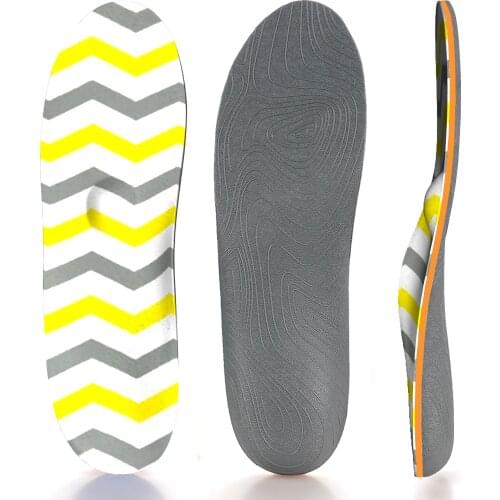 Breathable, Soft, Non-slip Arch Support Insole With Simple Style Colorful Striped Cover
