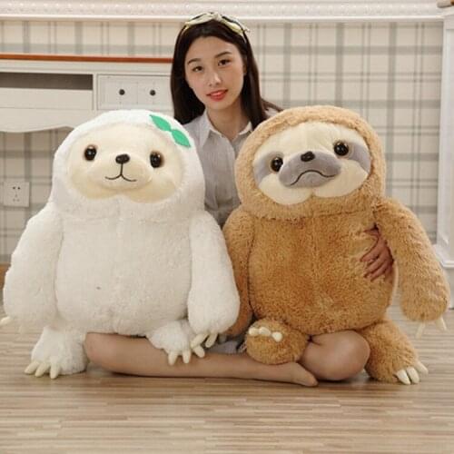40-50cm Simulation Sloth Fill Animal Plush Toy Doll Kawaii Sloth Doll Boy And Girl Cute Doll Birthday Gift Christmas Decoration