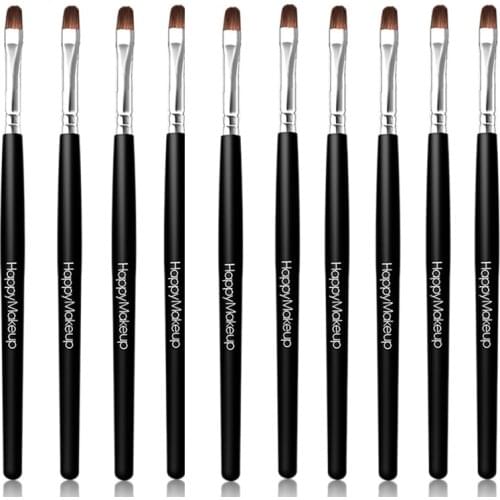 10/6/3pcs Makeup Brush Wooden Handle Lipstick Makeup Brush Wands Applicator Spoolers Lip Gloss Makeup Tool Soft