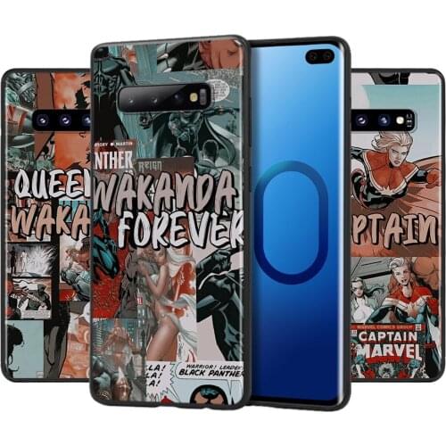 Marvel retro comic superhero For Samsung Galaxy S21 S20 FE Ultra Lite S10 5G S10E S9 S8 Plus Soft Silicone Phone Case