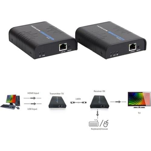 LKV373KVM KVM extender 100m HDMI to network cable with USB/keyboard/mouse/audio