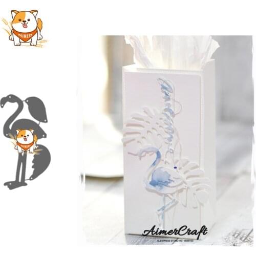 Flamingo Animal Metal Cutting Dies Scrapbooking Stencil For DIY Paper Card Decorative Embossing Die Cut Craft Dies New 2019