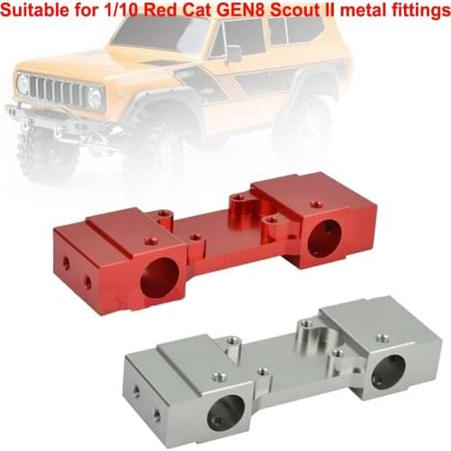 RCTOYFUN 1pcs RC Car Metal Bumper Bracket Mount DIY Upgrade Assembly accessories For 1/10 RC Crawler Car Redcat Gen8 Scout II