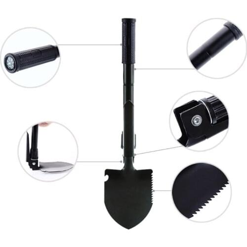 Multi-Purpose Military Tactical Folding Shovel Camping Hiking Survival Tools New