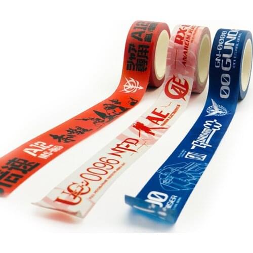 Mobile Suit Anime Goods Zeon Chayza ancient paper tape Unicorn Handbook Creative diy decorative stickers Tear tape