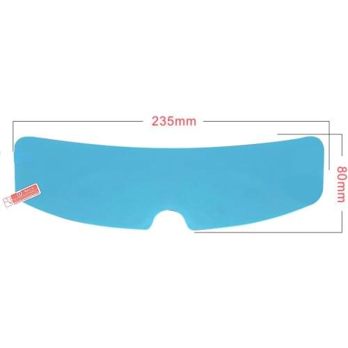 PET Rainproof Film Helmet Visor Nano Coating Outdoor Waterproof Film Kit Personal Motorcycle Ornaments for Motorbike
