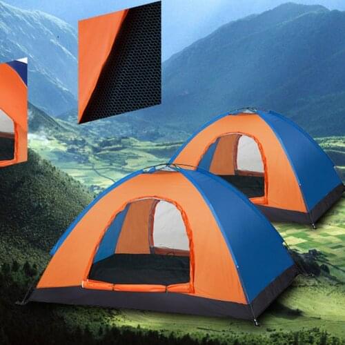 Rain-proof Double-layer Color-matching Tent Outdoor Equipment Mountain Camping Supplies Equipment Mountain Camping Supplies