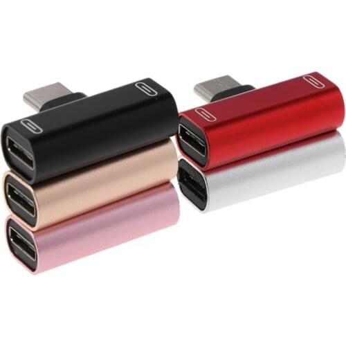 Type-c to 3.5mm adapter Android to 3.5mm headphone charging data cable two-in-one converter for Xiaomi 6 6X 8 Note3 Mix 2 Huawei