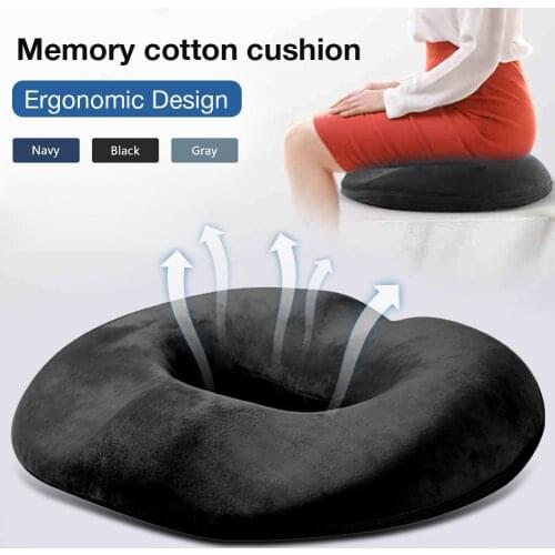 Buttocks Cushion Rebound Memory Cotton Diaper Hip Pad Anti-decubitus Seat Cushion Dual Comfort Lift Hips Up Car Seat Cushion