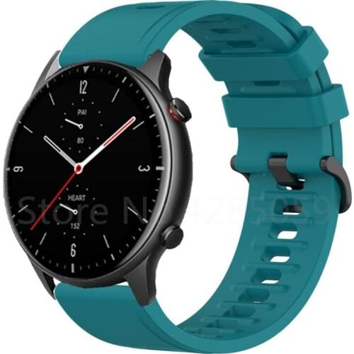 20mm 22mm strap is for Huami Amazfit GTR 2 47mm 42mm Bip U GTR 2e GTS2 wristband bracelet for Amazfit GTR2 silicone wristband