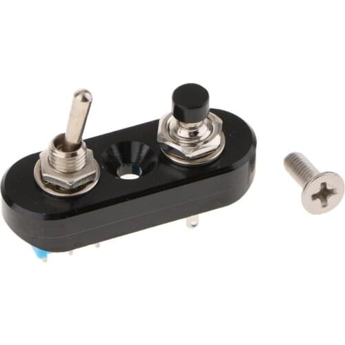 E-Bike Motorcycle Handlebar Start/Kill/Horn/Turn Signal Double Switch Black