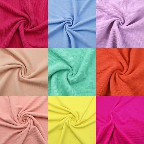 1/2yard Bright Color Bullet Textured Liverpool 4 Way Stretch Spandex Knit Fabric For Baby HeadWrap Bummies Patchwork Tissue