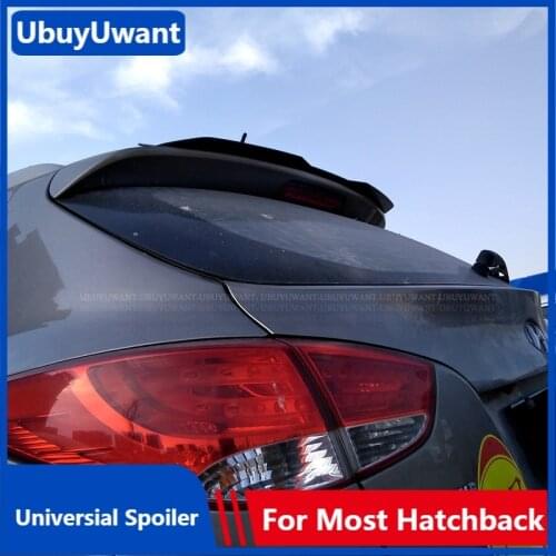 UBUYUWANT For Hyundai IX35 2011-2018 Rear Roof Lip Spoiler ABS Car Tail Wing Decoration For IX25 I30 Universal Hatchback Spoiler