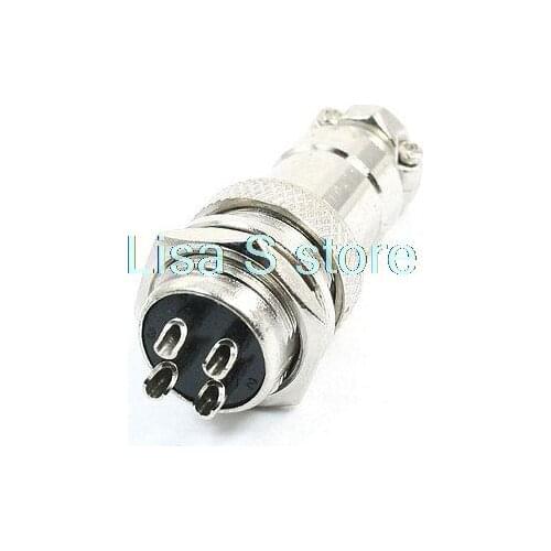 Waterproof Aviation Plug CNC Panel Connector Adapter 4 Pin 16mm P16-4 Core