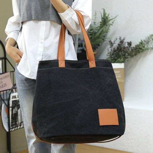 Casual Canvas Women Handbags High Quality Ladies Shoulder Bag Fashion Female Messenger Bags Large Capacity Handbag Tote Bags New
