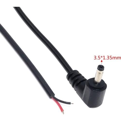 10pcs/lot DC 3.5*1.35mm Jack Plug Power Cable, Single Female/Male 3.5 x 1.35mm Extension Cord For LED/Monitoring 30CM