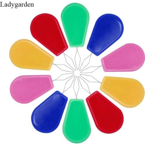 100PCS 4.5CM Needle Threader Stitch Insertion Tool for Leathercraft Needle Inserter Threader Sew Easy Automatic Needle Threader