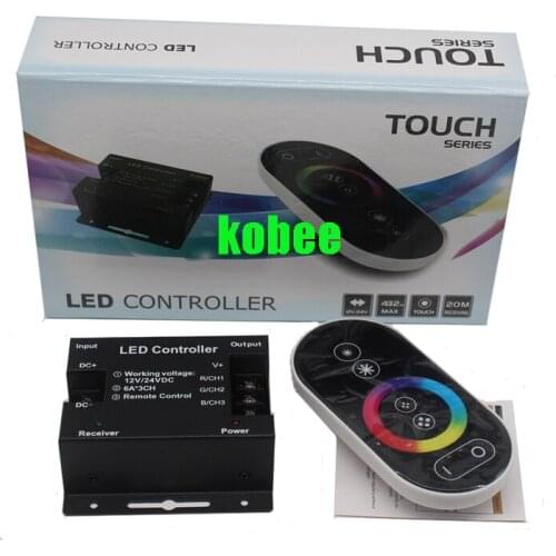 18A DC 12V/24V RF Wireless Touch RGB controller for 5050/3528 RGB LED Strip
