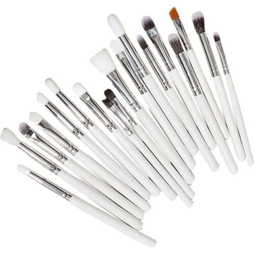 25Pcs Wooden Handle Makeup Brush Soft Synthetic Hair Powder Foundation Eyeshadow Make Up Brushes Bronzer Brush