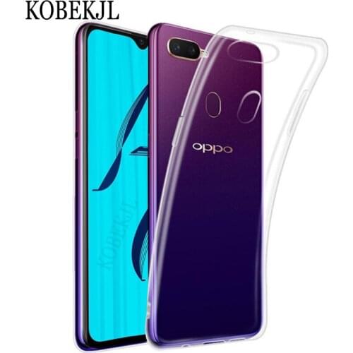 OPPO A7 Case OPPO A7 Case 6.2 Transparent Soft TPU Silicone Back Cover Phone Case For OPPO A7 A 7 OPPOA7 CPH1901 AX7 AX 7 Case