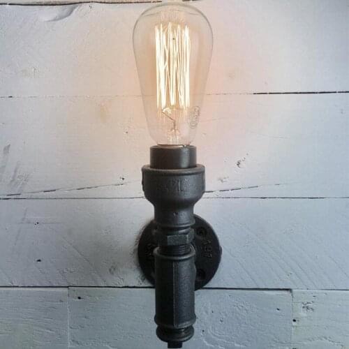 American country art RETRO industrial tube Cafe Restaurant Bar corridor bar personalized decorative wall lamp