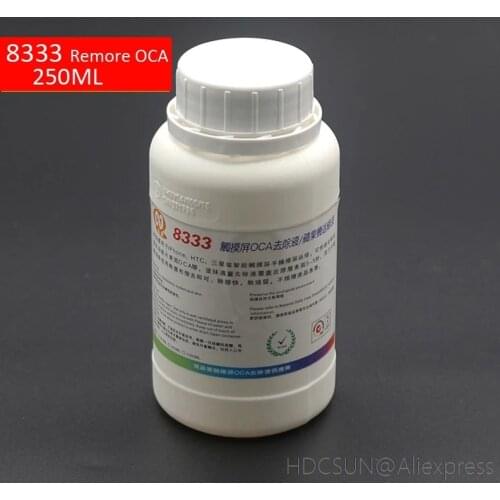 Efficient 8222 8333 8777 250ml Touch Screen OCA Polarizer Removing Liquids Samsung Mac Repair Solution Glue Cleaning Fluid