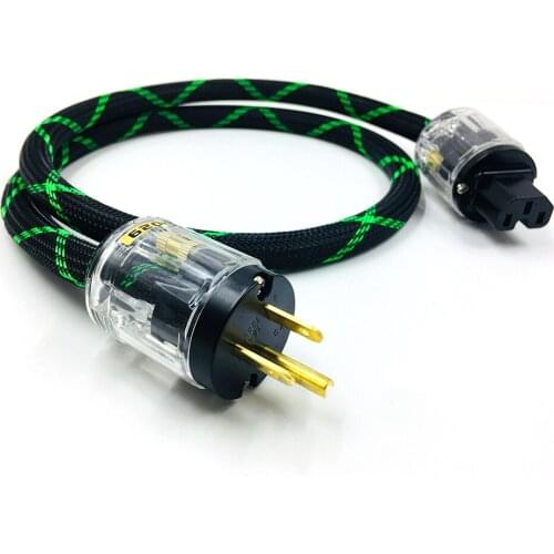 Furutech FP-314Ag US Power Cord ,AC power extension cord cable, P-029/C-029 US version Connector Gold Plate