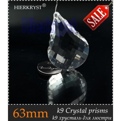 Garland Chakra Spectra 1 pcs Rainbow Chandelier Glass K9 Crystals Lamp Lighting Prisms Parts Hanging Pendants 63mm M02244-2