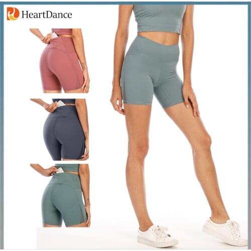 Lulu New Style Women High Waist Seamless Gym Shorts Yoga Running Sport Gym Leggings Casual Cycling Qucik Dry Sportwear