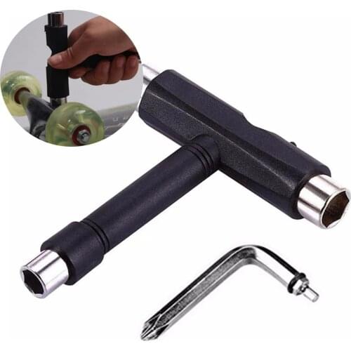 Multifunctional Skateboard Tool Scooter Longboard T Shape Wrench Nuts Adjusting Tool Skate T-shape Adjustment Equipment