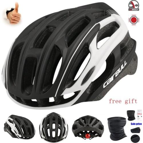 CAIRBULL Capacete Ciclismo EPS Cascos Bicicleta with Tail Light Night PC Riding Helmet MTB Bike Racing Carretera Helmet