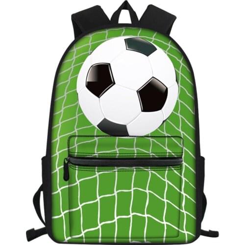 Sports Ball Prints Mens Backpack Elementary School Backpack Orthopedics Teen Boy Laptop Backpack Bagpack Mochila