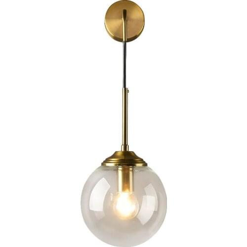 Wall Lamp Bedroom Wall Light Living Room Wall Lighting Metal And Glass Wall Light