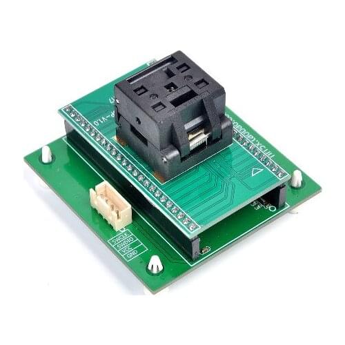 NRF52832 Chip Burning Seat Gold Plating Test Seat Aging Seat Programming Burning Seat Transfer Board QFN48