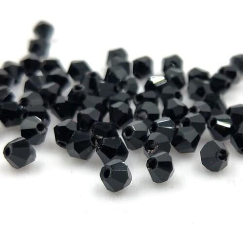 Wholesale #5301 4mm 200pcs Glass Crystals Beads Bicone Faceted Bead loose Spacer Beads DIY Jewelry Making-#177