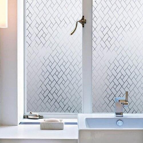 Window Covering Film Frosted Static Privacy Decoration Self Adhesive for UV Blocking Heat Control Glass Window Stickers